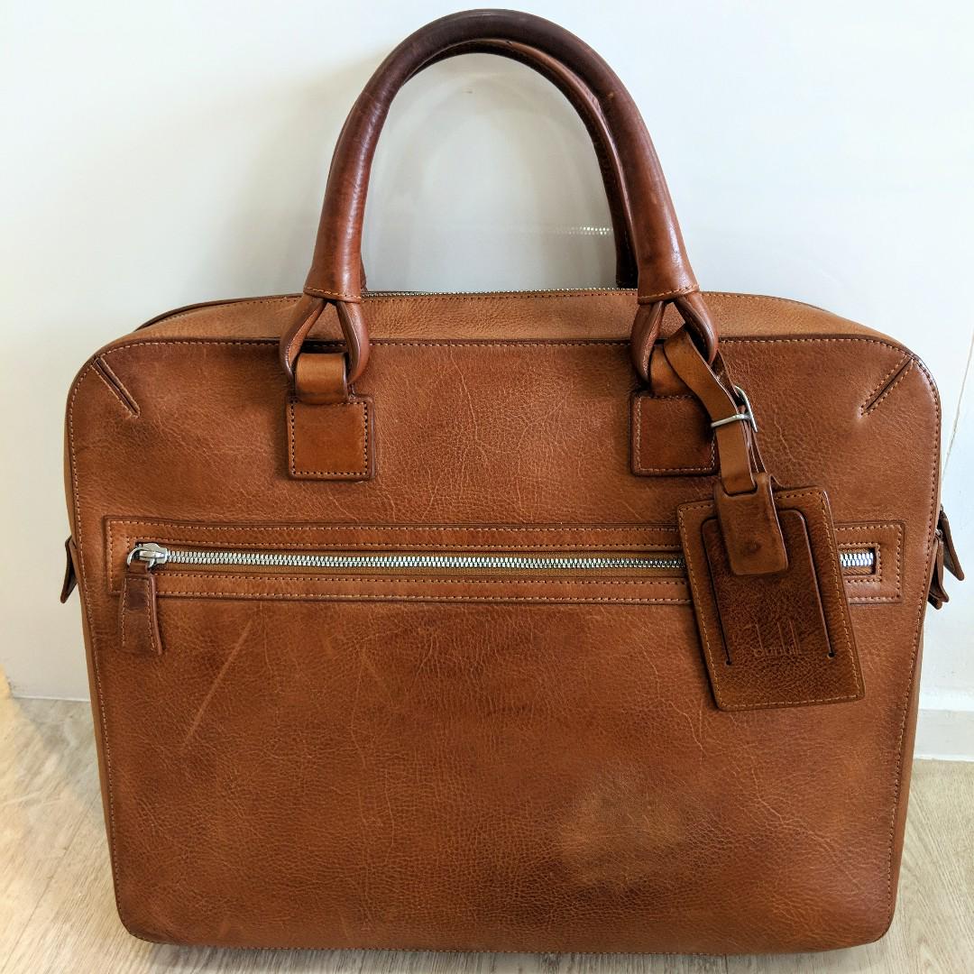 dunhill leather briefcase