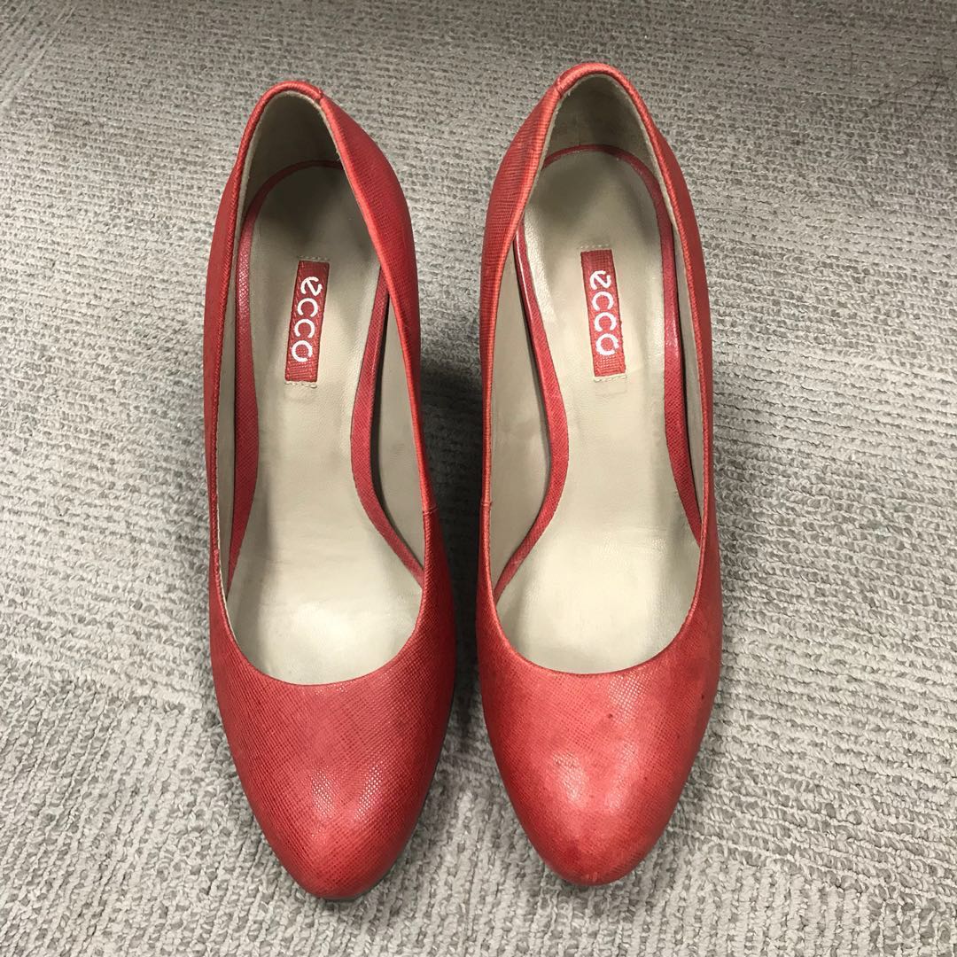 Beautiful Ecco Red heels, Luxury, Shoes 