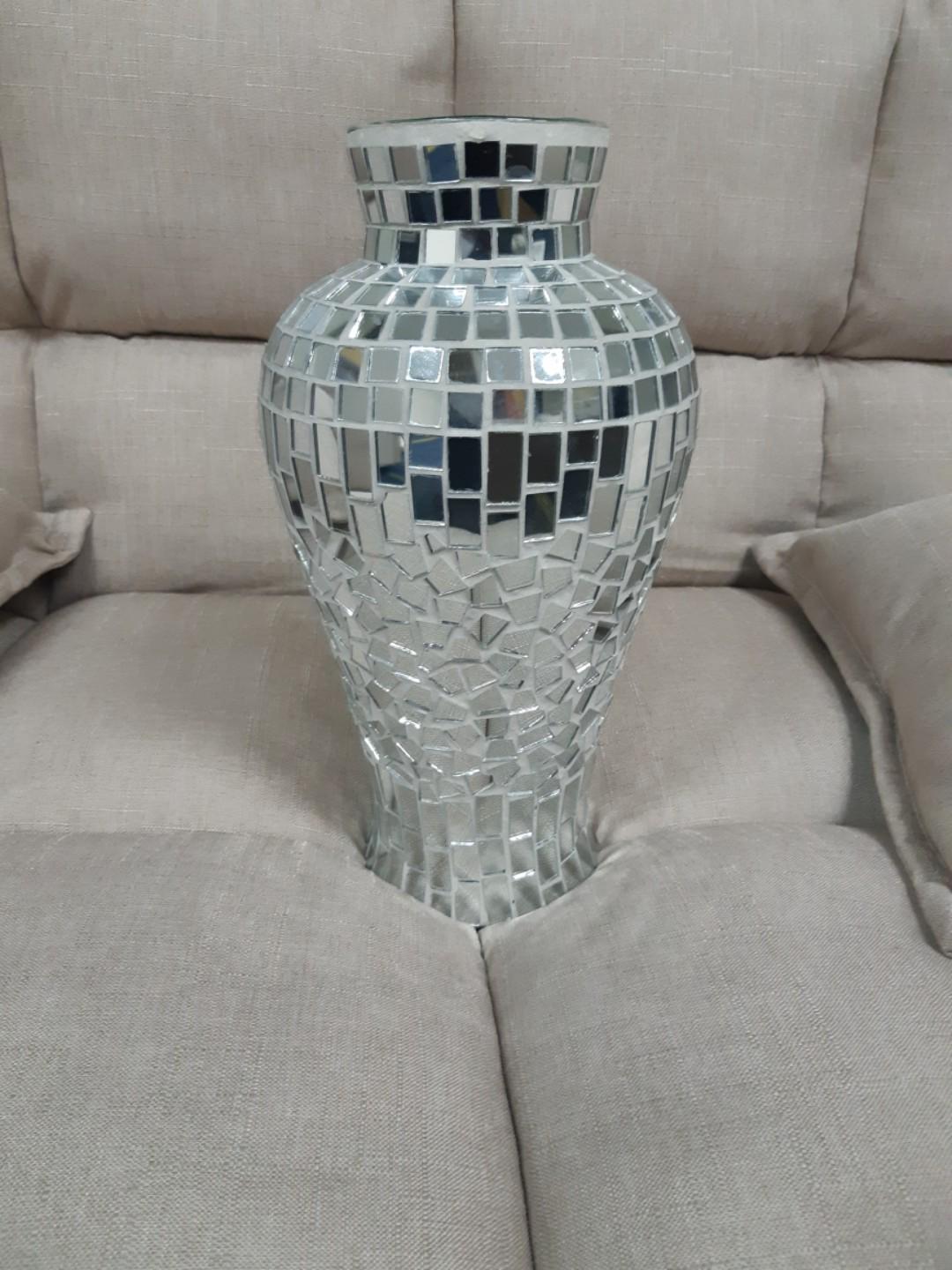 Excellent Mosaic Mirror Vase Furniture Home Decor Antiques On