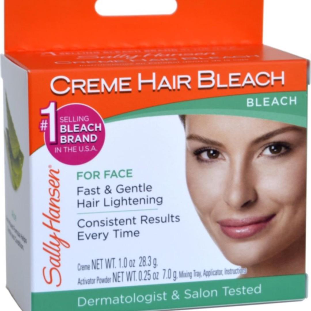 Facial Hair Bleach Sally Hansen Health Beauty Face Skin Care