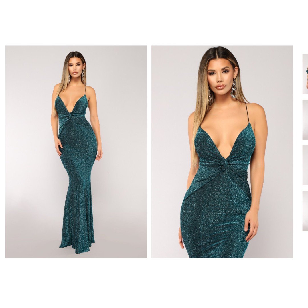Aqua Maxi Dress