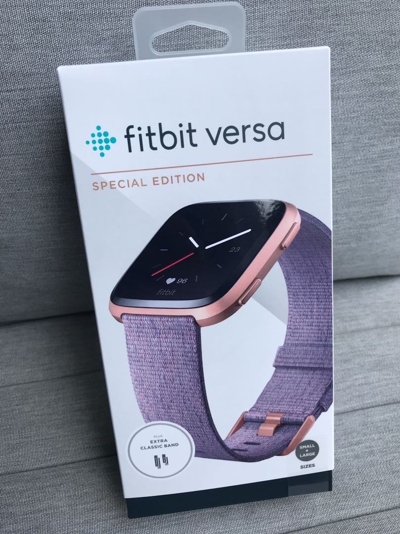 fitbit versa special edition box
