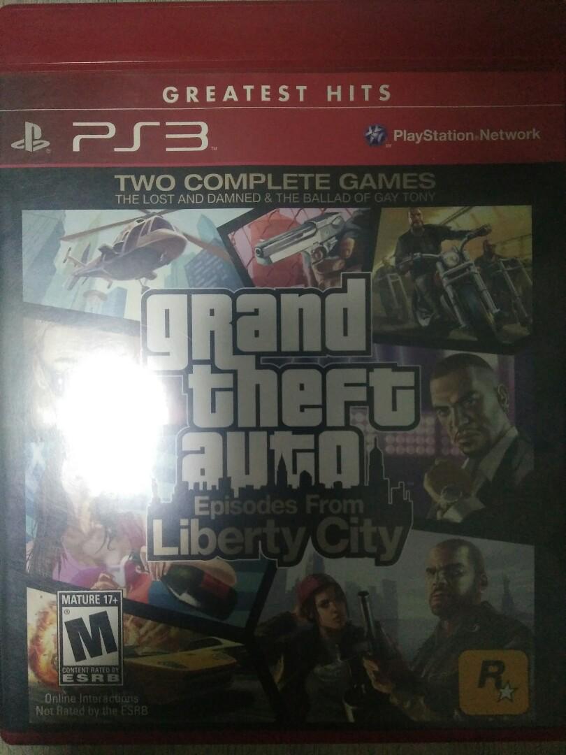Grand Theft Auto Episodes From Liberty City Toys Games Video Gaming Video Games On Carousell