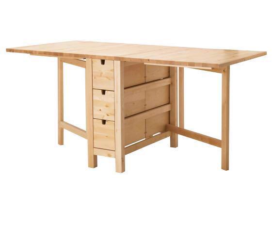 Ikea Drop Leaf Table Furniture Tables Chairs On Carousell