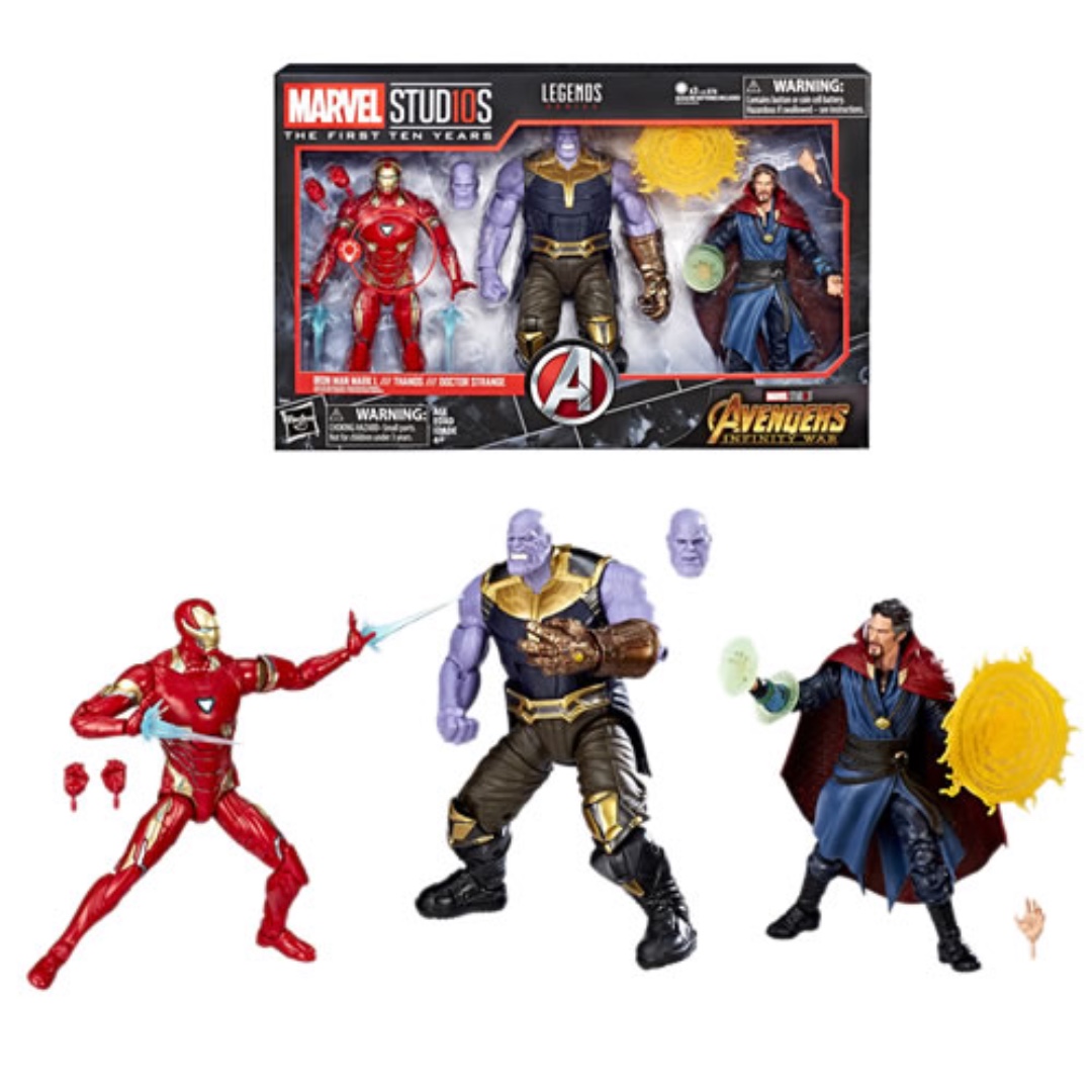 marvel legends thanos iron man doctor strange