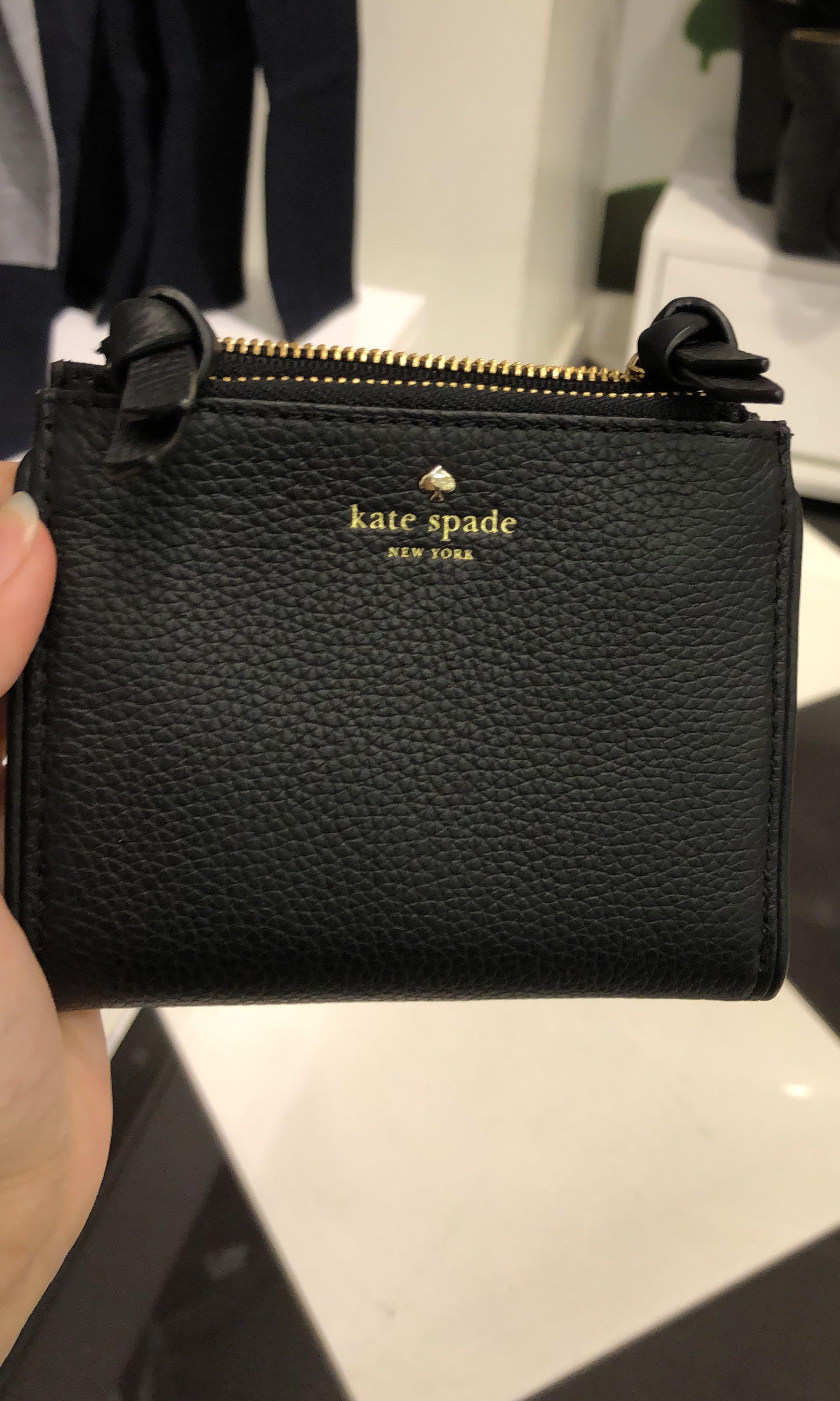 Kate spade double zipper wallet clearance