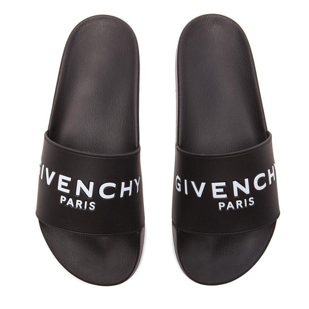 Limited Classic Givenchy Logo Slides Men S Fashion Footwear Others On Carousell