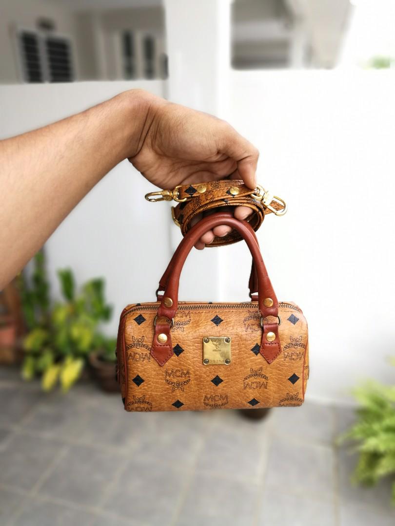 Mcm mini outlet speedy bag