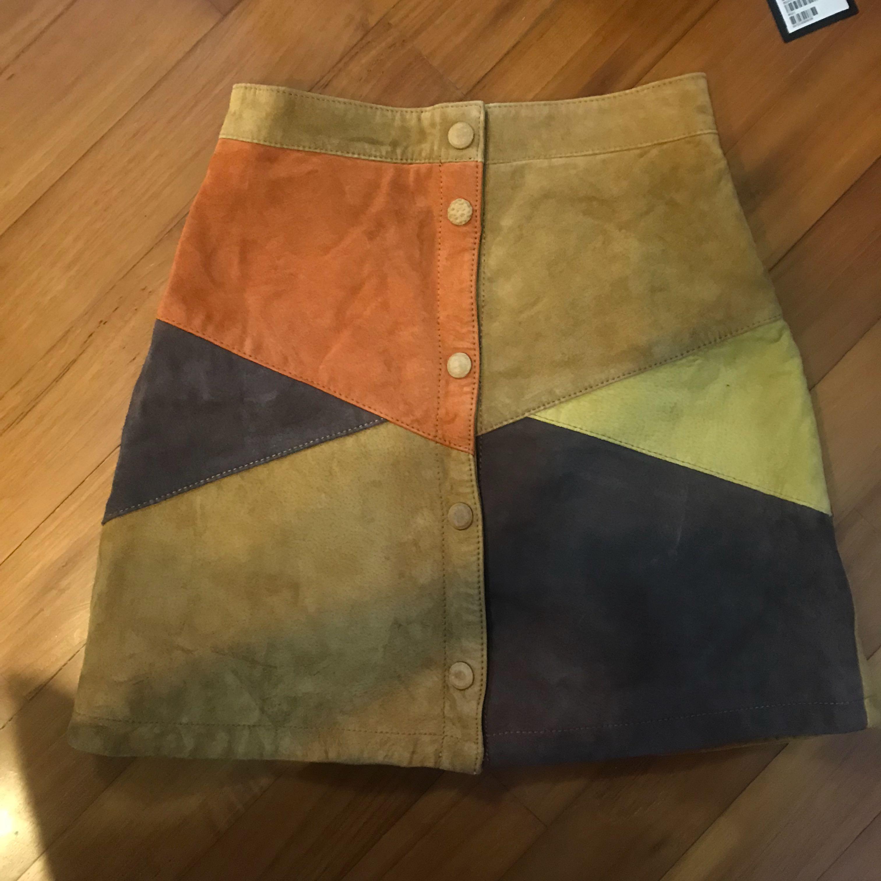suede skirt quilt