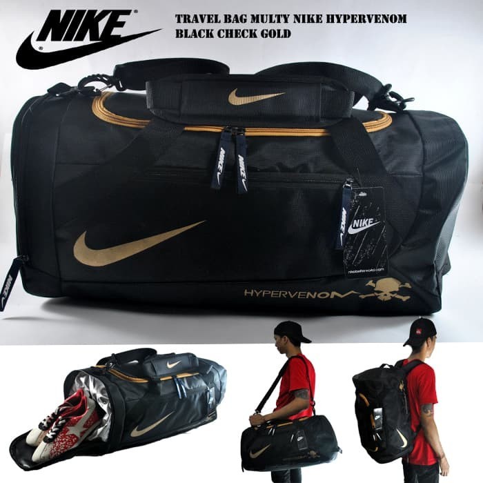Nike hypervenom duffle gold bag, Men's 