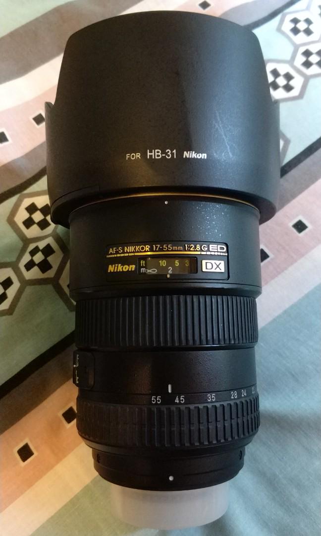 Nikon AF-S Nikkor 17-55mm F2. 8 G ED DX, Photography, Lens & Kits 