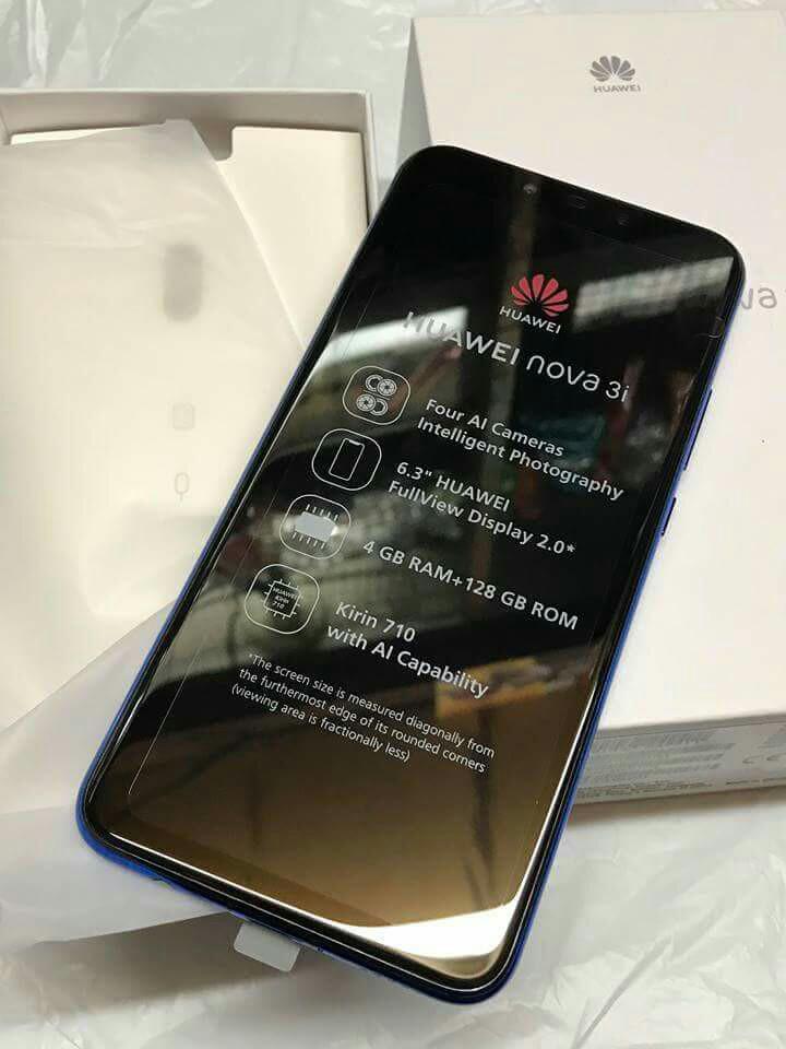 NOVA 3i (Category: Huawei) located in Manila. Submitted by Decca0310 (Listing ID 186544147, Image 1). Description: * HUAWEI NOVA 3i * OPENLINE * Brandnew Unit * NTC * COLOR IRIS PURPLE | BLACK w/ 1 Year Warranty Meet Up Mapag Usapan Kahit San Basta Kaya Puntahan.