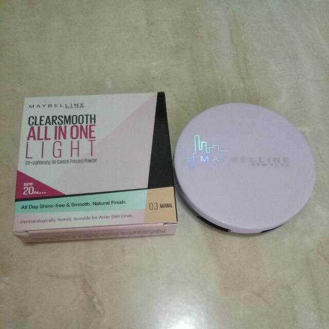 Original Bedak Padat Maybelline Clear Smooth All In One Light Pressed Powder Kesehatan Kecantikan Rias Wajah Di Carousell