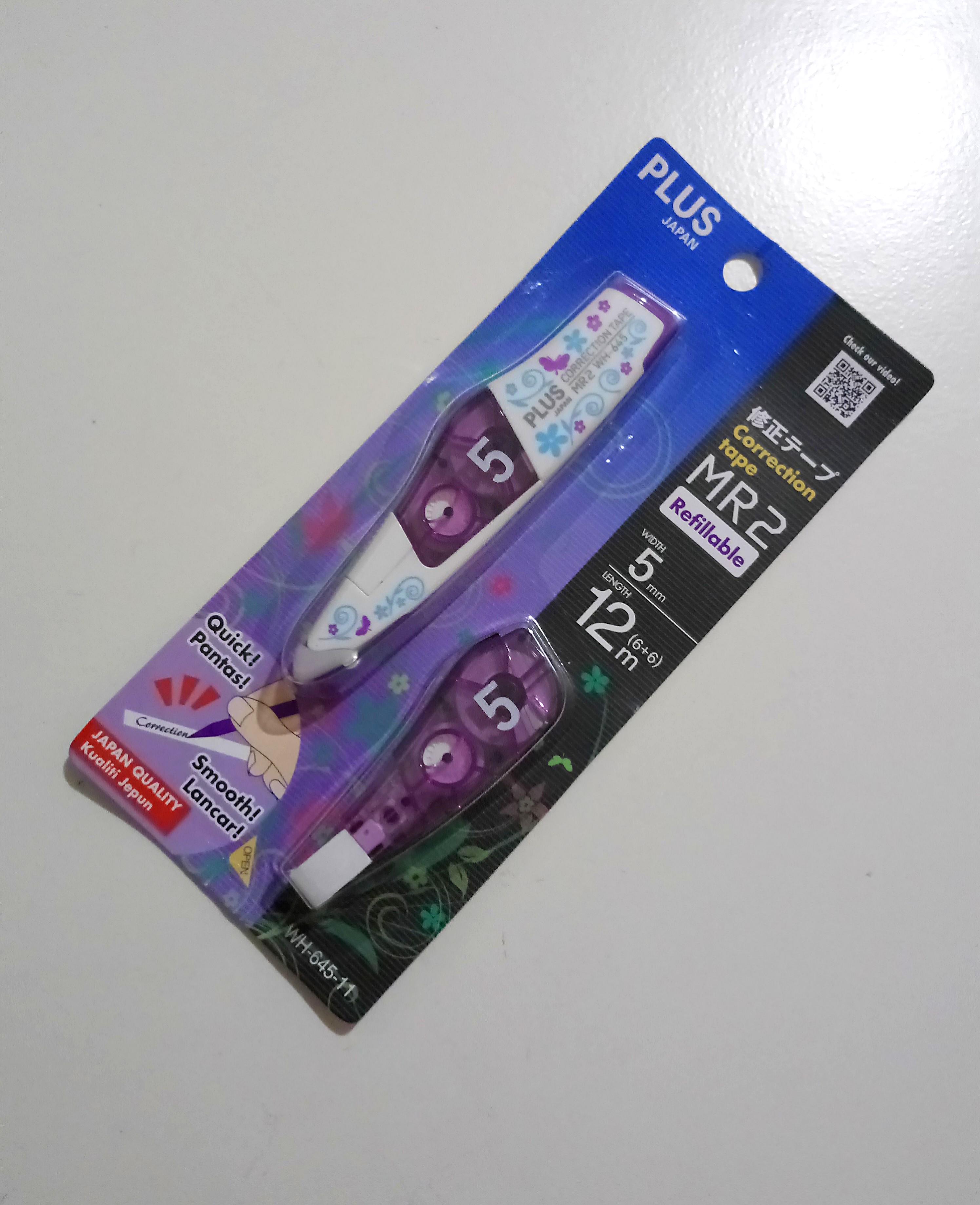 Plus Correction Tape Mr2 1 Refill Pack Books Stationery Stationery On Carousell