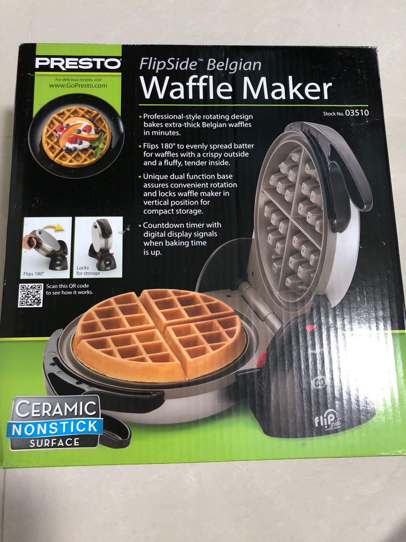 Presto FlipSide Belgian Waffle Maker, Home Appliances, Kitchenware on