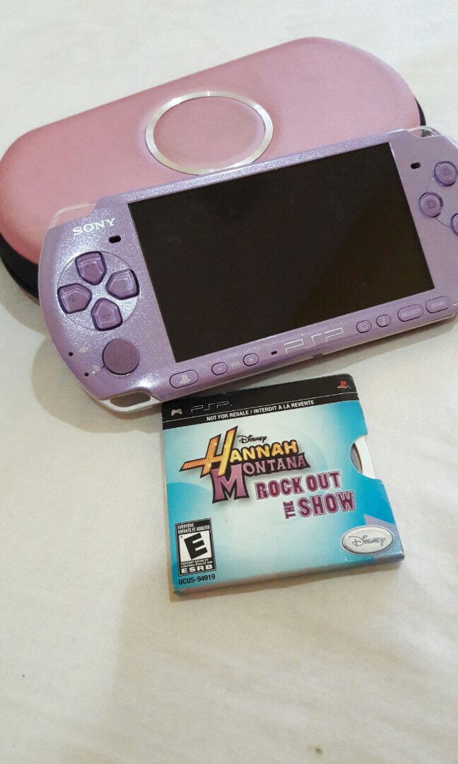 PSP SE HANNAH MONTANA, Video Gaming, Video Game Consoles, PlayStation