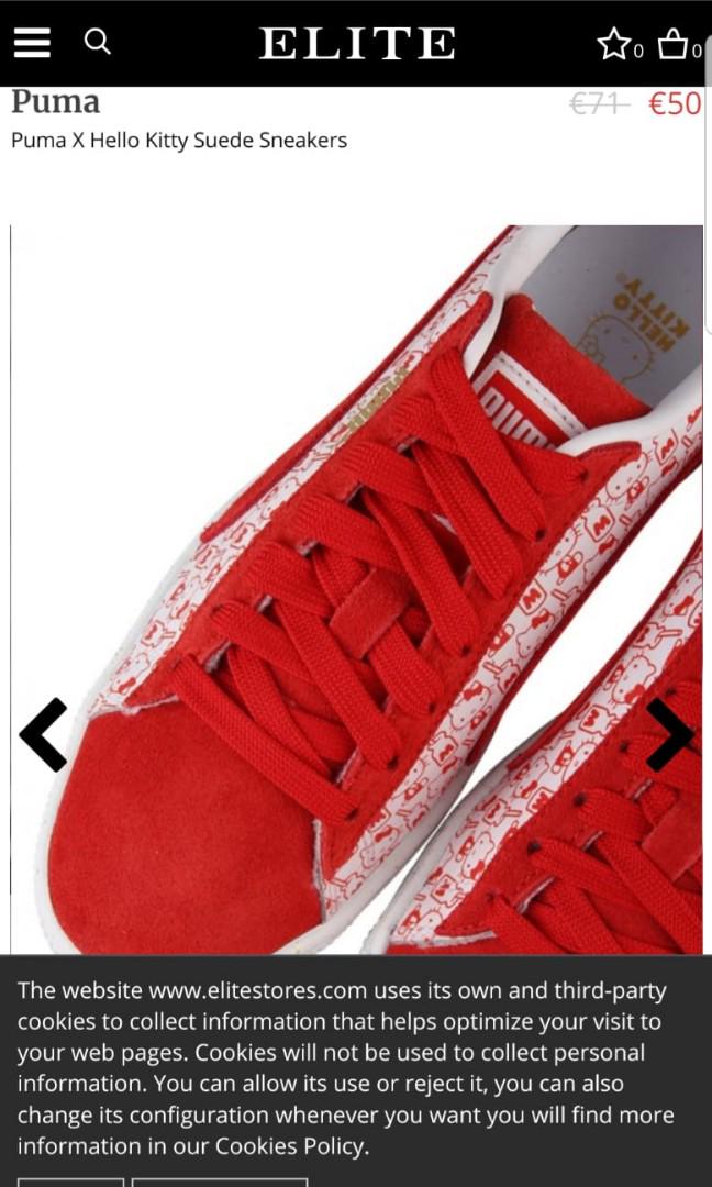 puma suede classic x hello kitty