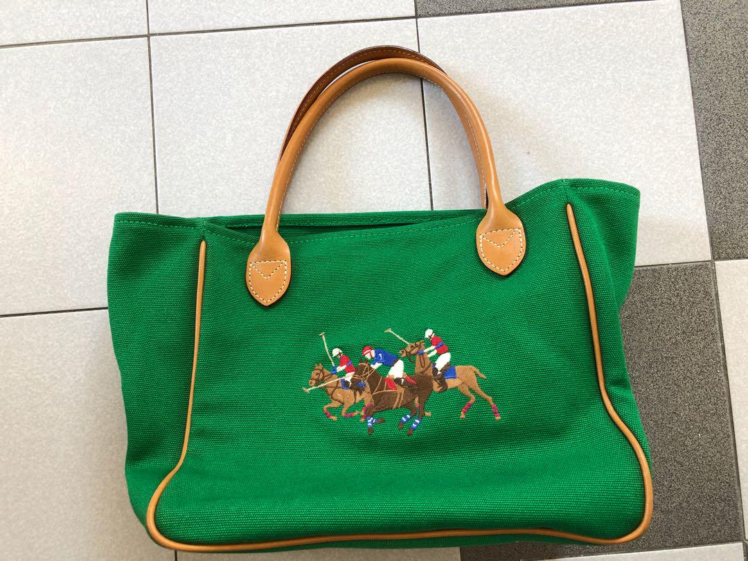 Ralph lauren green tote bag shop