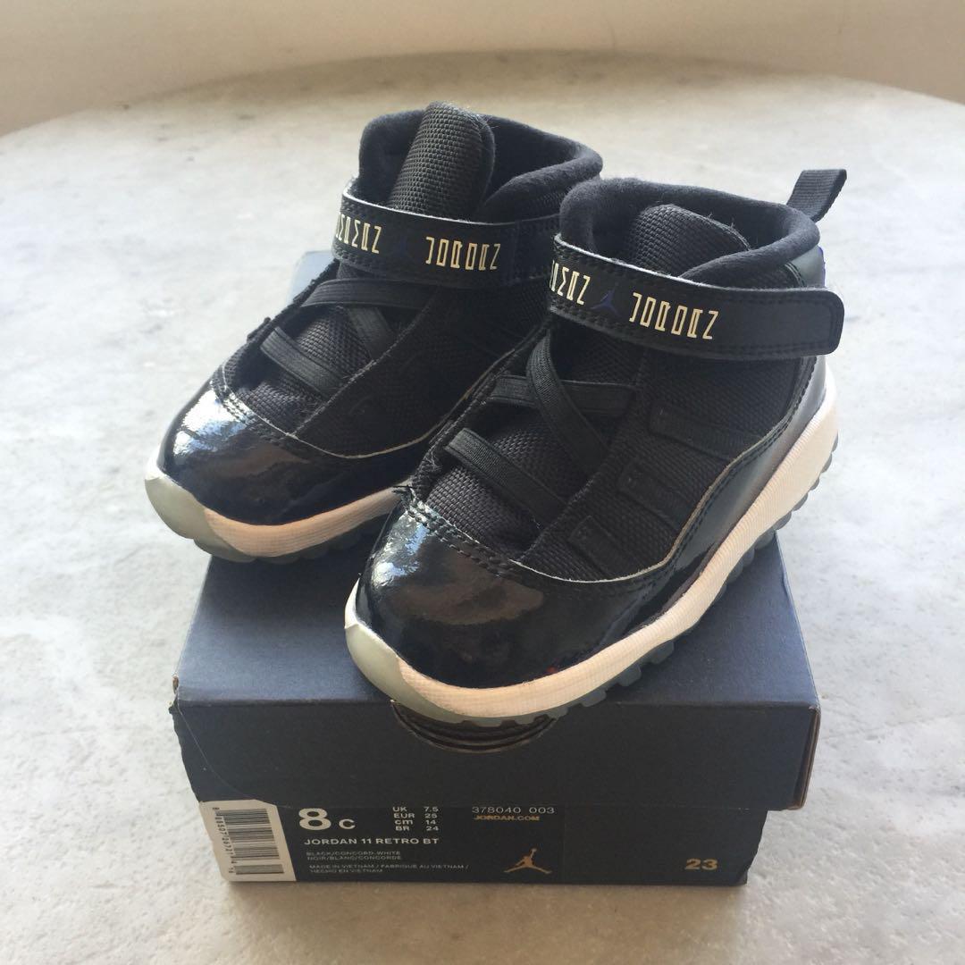 baby jordan 11 space jam