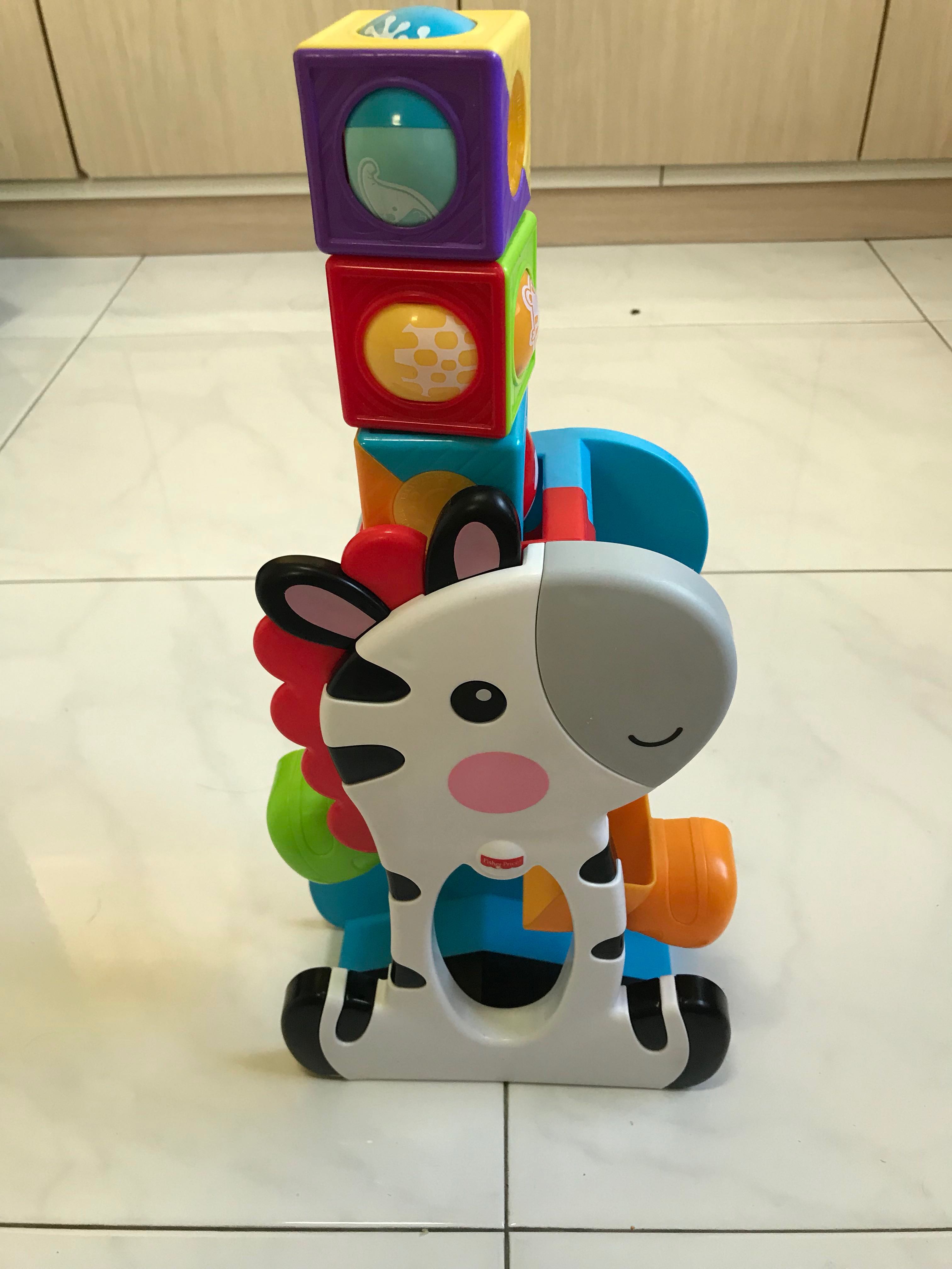 fisher price roller blocks tumblin zebra