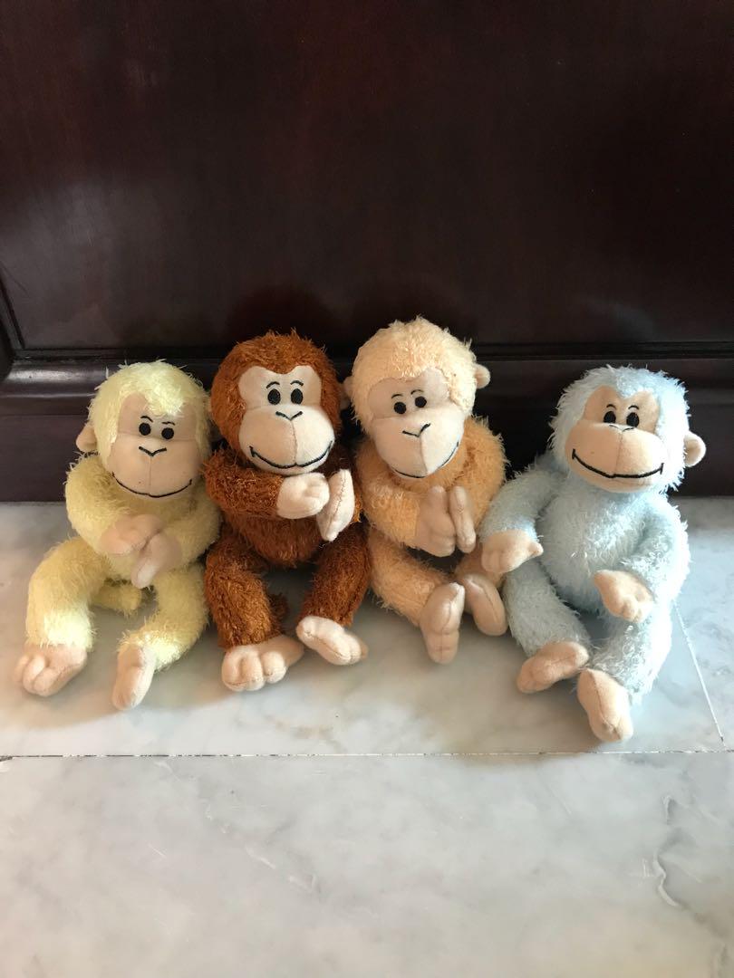 mini plush monkey