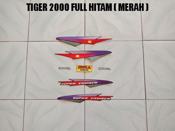 Striping Tiger 2000 Full Hitam Merah Motorbikes On Carousell