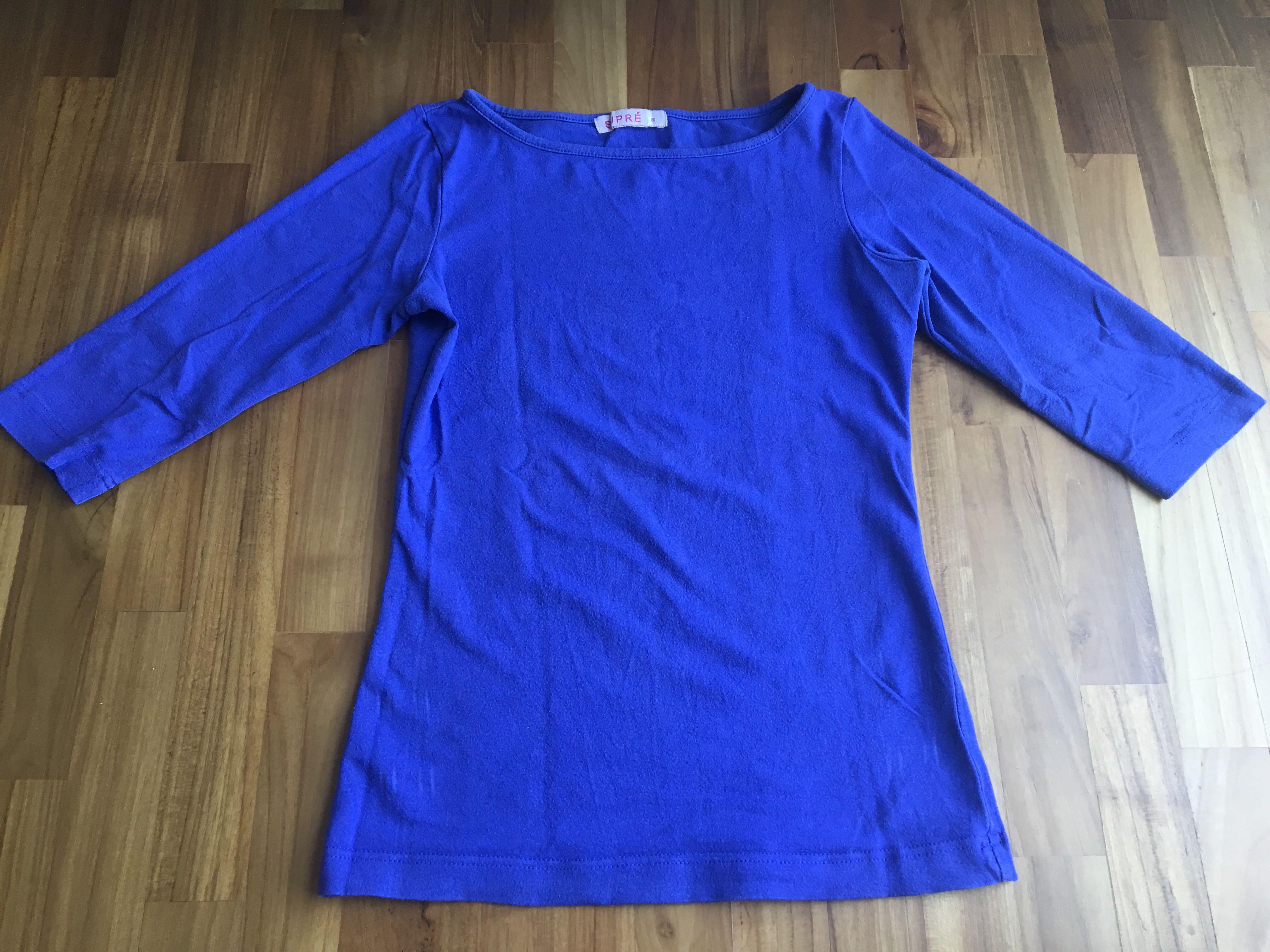 Supre 3 4 Sleeve Stretch Tee Women S Fashion Clothes Tops On Carousell