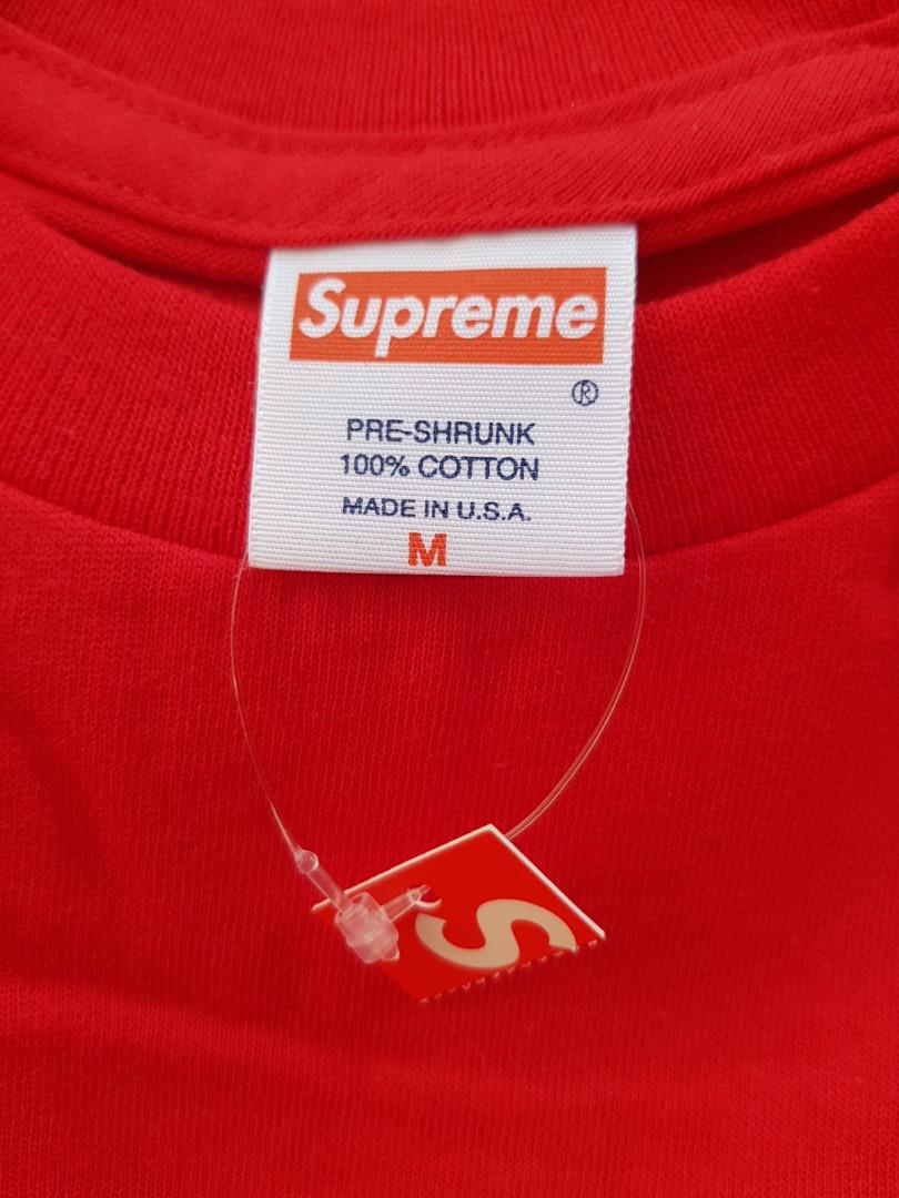 Supreme box logo 2003 tonal red on red 