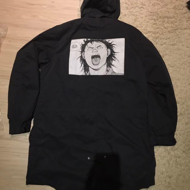 Supreme x Akira 2017AW fishtail trench parka