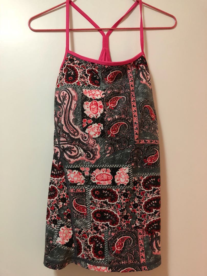 Surya Yoga Tank With Ethnic Pattern Sports Athletic Sports