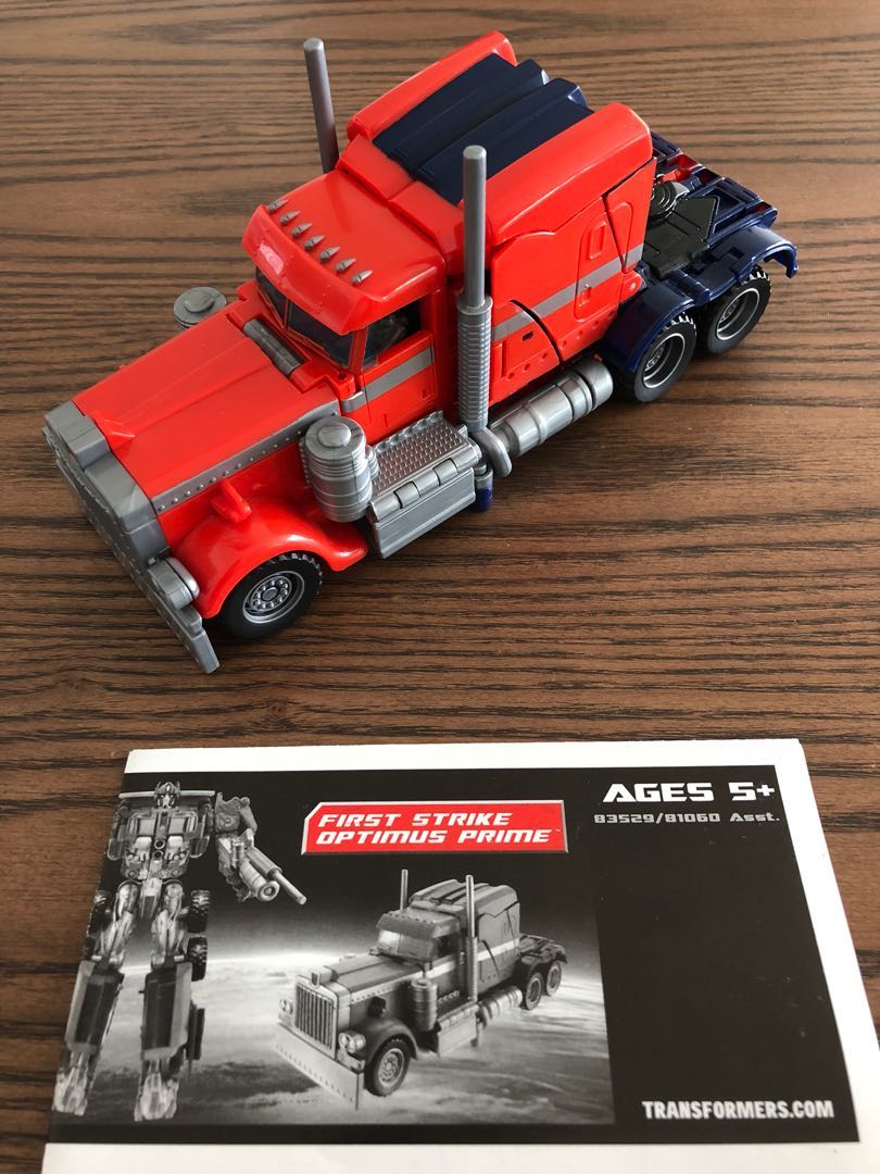Transformers Movie First Strike Optimus Prime, Hobbies & Toys, Toys