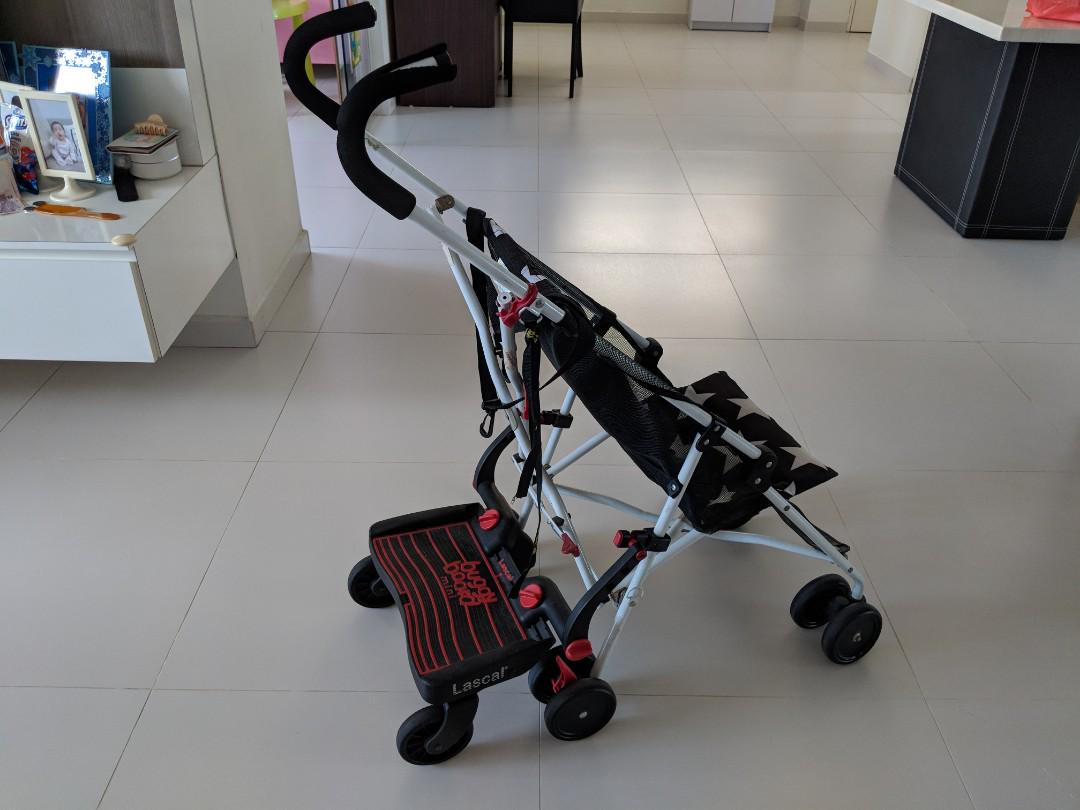 lightweight stroller with buggy board
