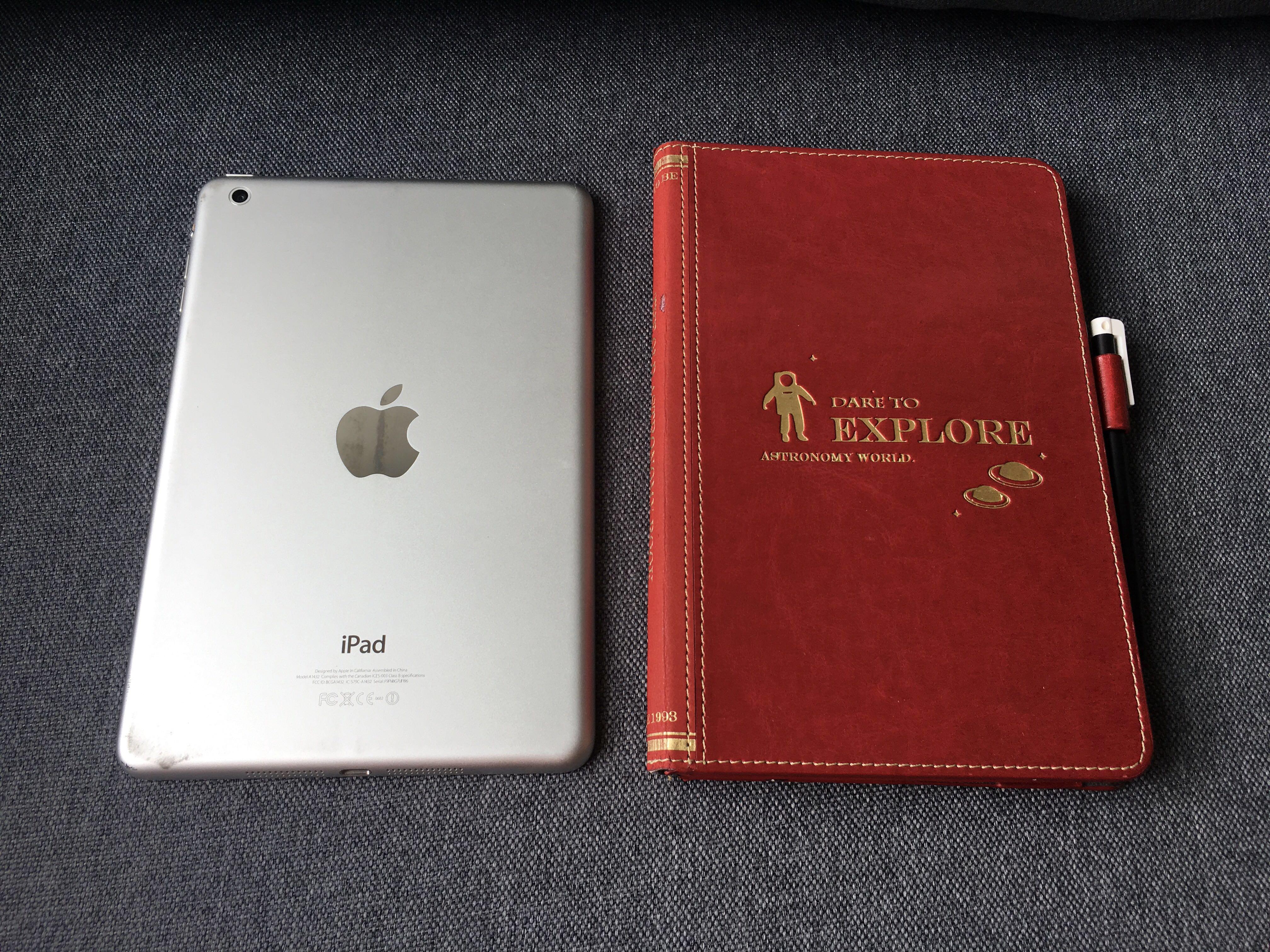 Used Apple iPad Mini 16GB (Category: Portable Audio Accessories) located in Cebu City. Submitted by happyheartcebu (Listing ID 186581142, Image 2). Description: Original Apple iPad Mini 16GB MODEL: A1432 Handled with care. Charger and Original Apple Leather cover (Red) included. .