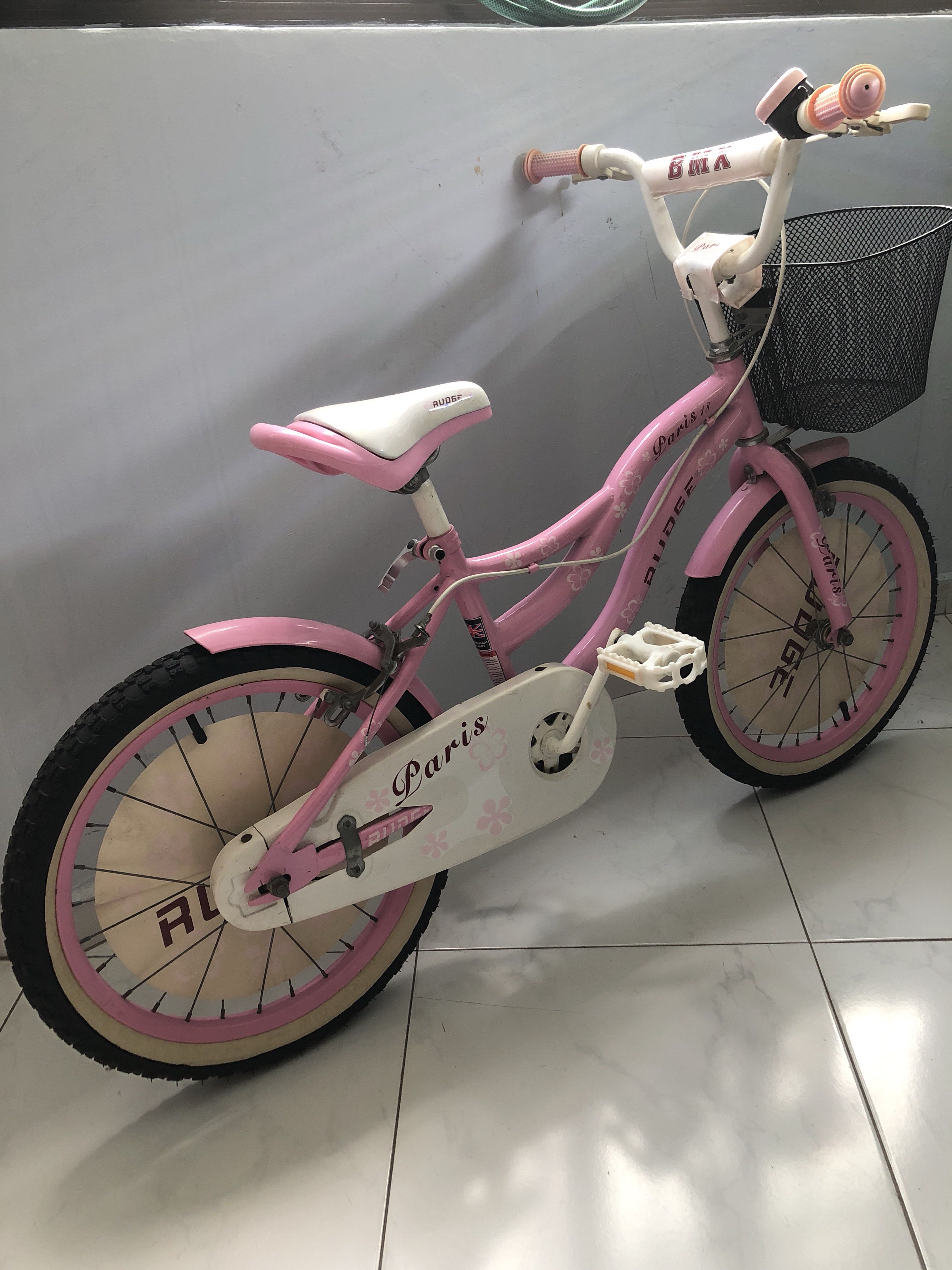 pink bmx bike