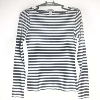 H&M Stripped Long Sleeves