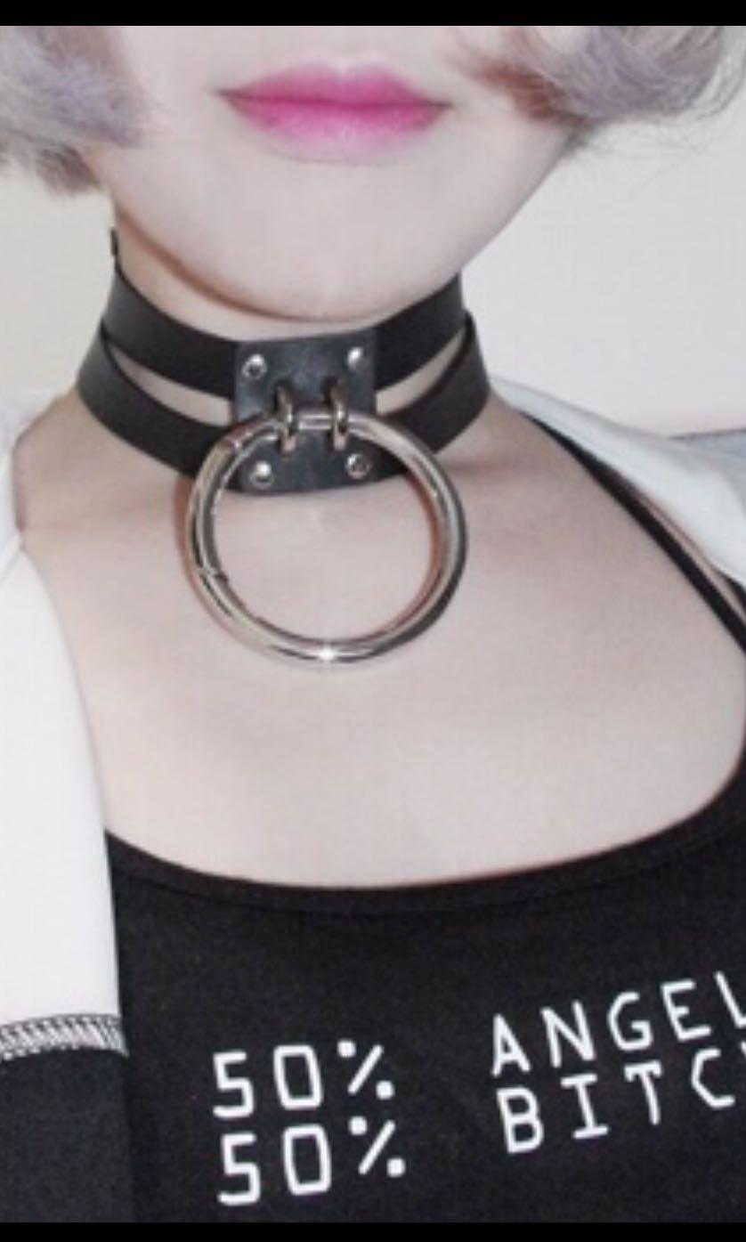 Double o ring choker discount