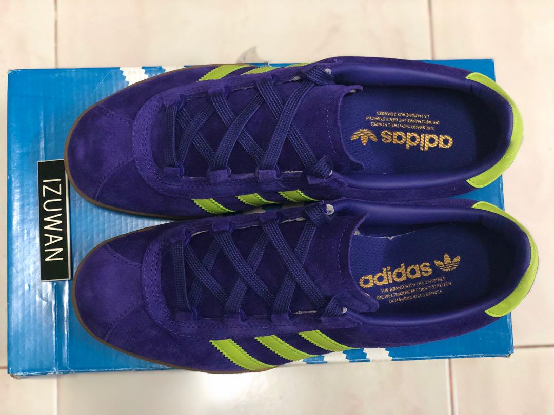 Adidas trimm star shop purple and yellow