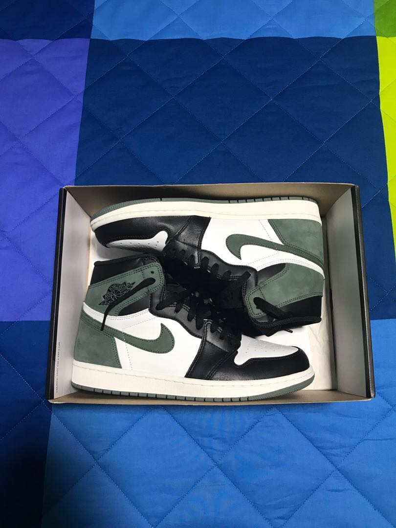 air jordan 1 retro high og clay green