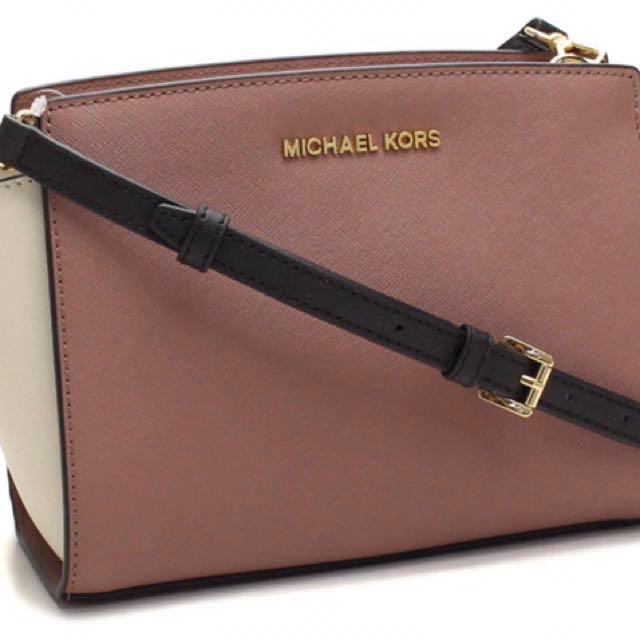 Selma medium saffiano leather messenger 2025
