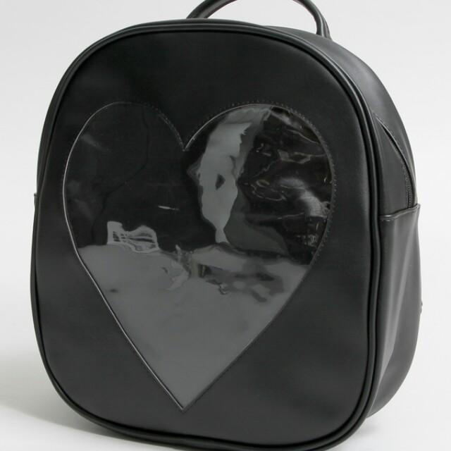 Black heart ita bag sales