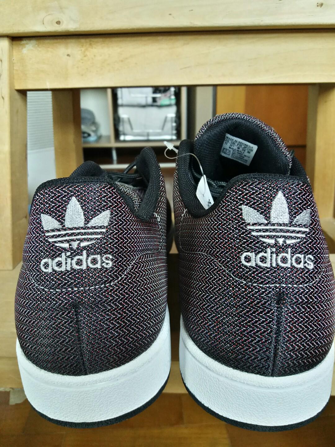 adidas superstar red black
