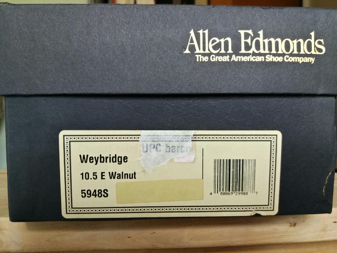 Allen edmonds shoe new arrivals box