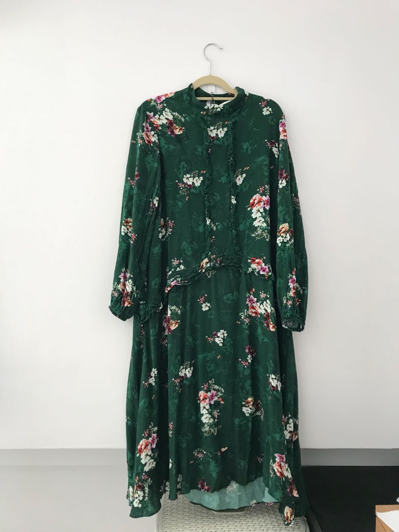 Bnwot H M Floral Maxi Dress Women S Fashion Clothes Dresses Skirts On Carousell
