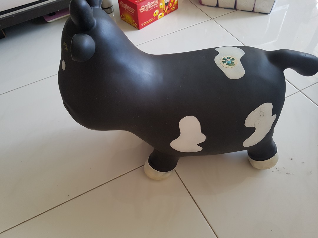 Bouncy cow toy, Hobbies & Toys, Toys & Games on Carousell