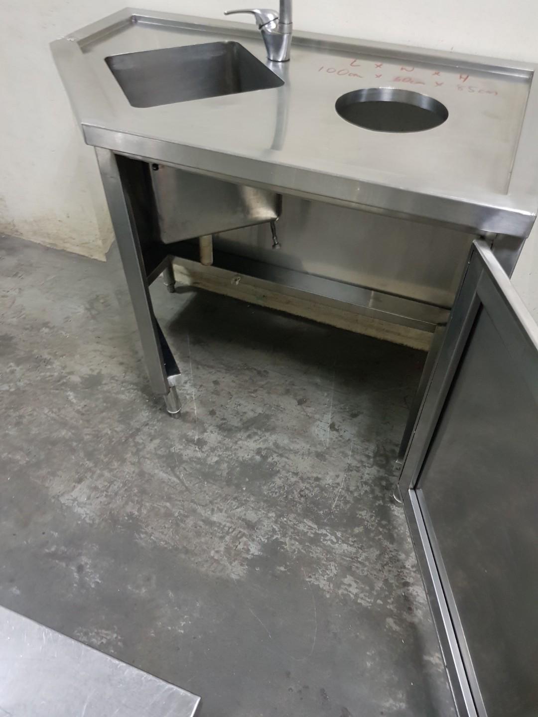 Buffet Set Ss Table Sink Cabinet Over Thousands Available Home Appliances Kitchenware On Carousell