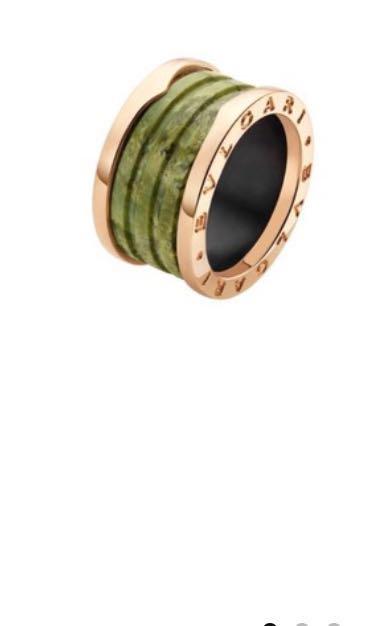 Bvlgari green marble ring outlet