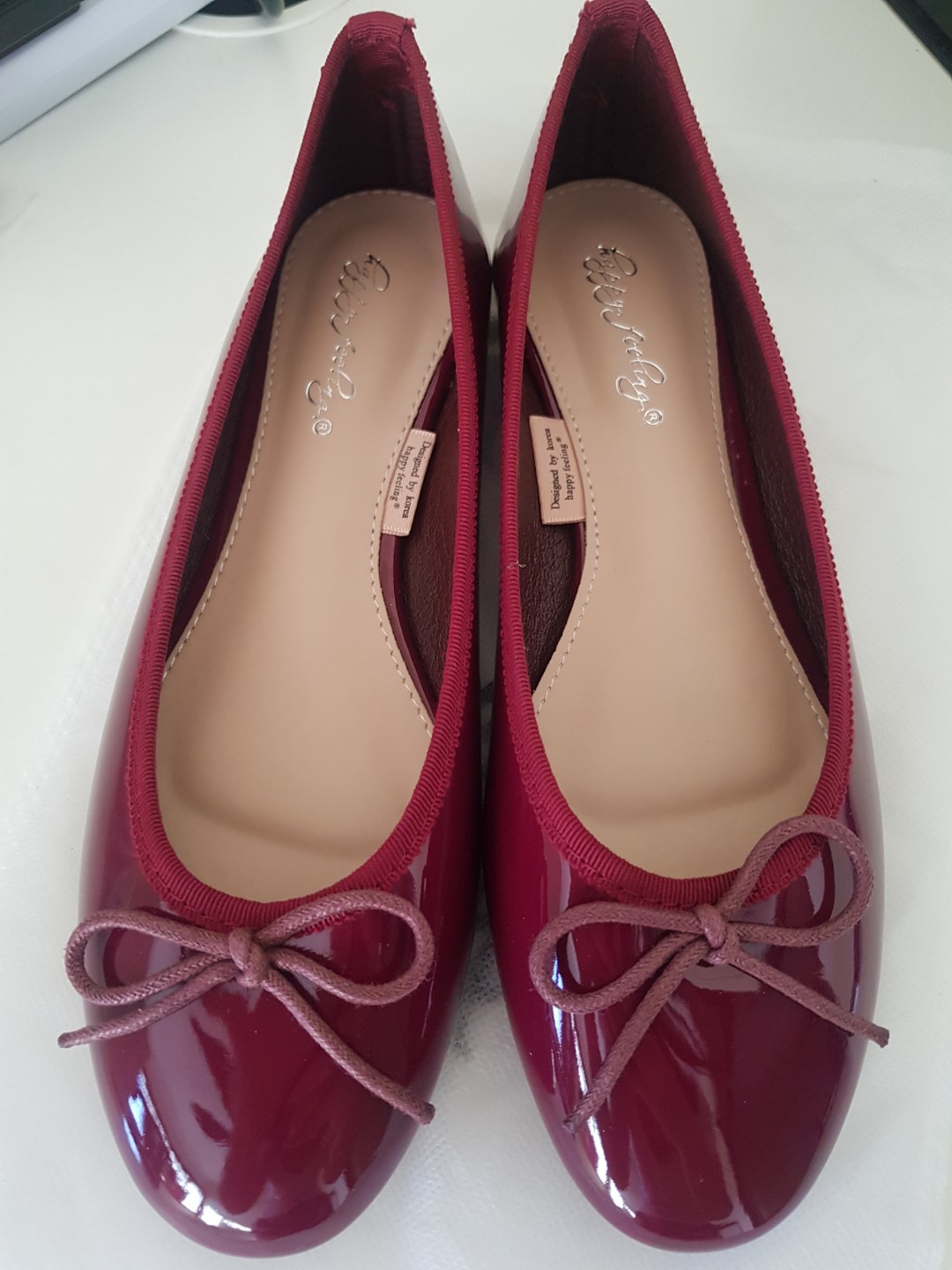 Maroon ballet hotsell flats