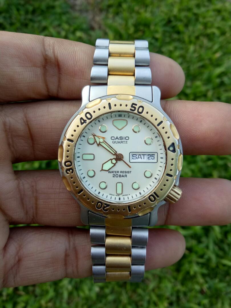 Water resist 20bar casio outlet