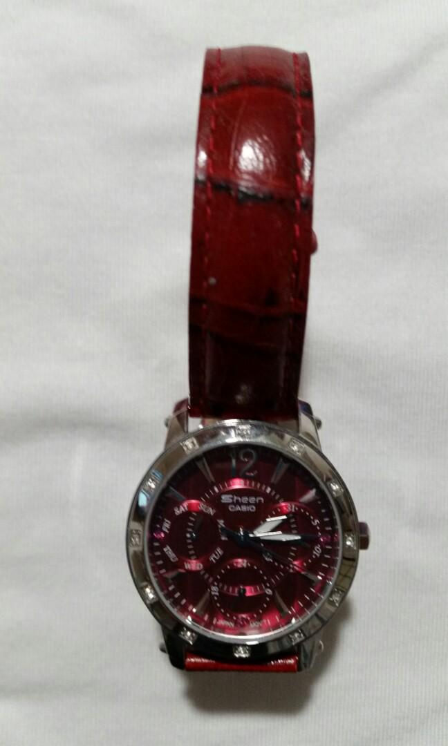 Casio sheen lady watch with original box