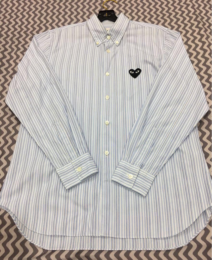 cdg play shirt black